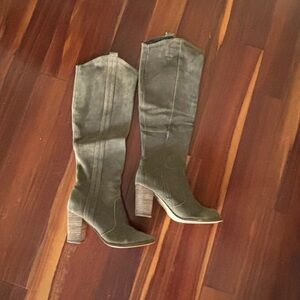 Aldo suede knee high boots